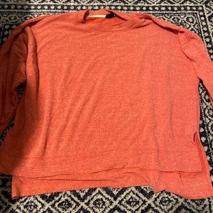 Orange crew neck